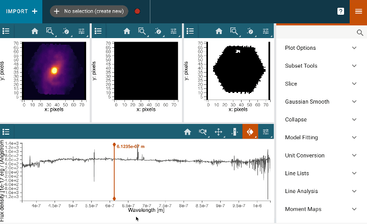 Introductory video tour of the Cubeviz configuration and its features