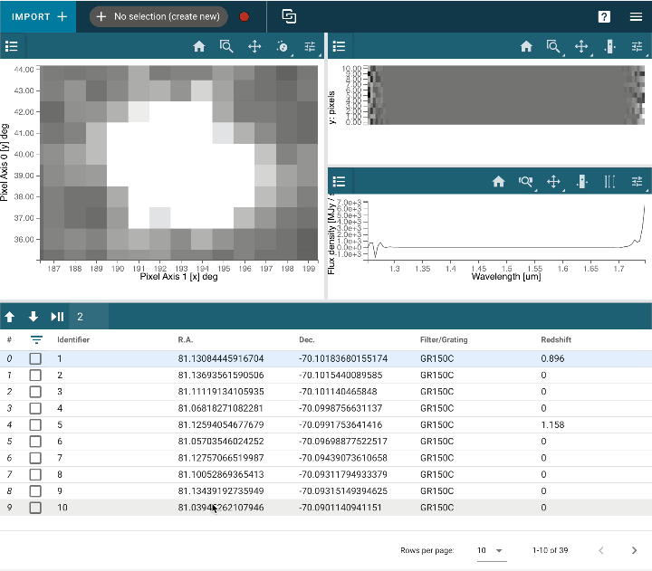 Introductory video tour of the Mosviz configuration and its features